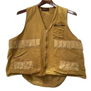 Vintage 60s Coronet Shooting Hunting Vest Mens XL
